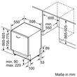 SBD6ECX00E Bosch Vollint. Geschirrspüler XXL 60cm mit Besteckschublade Produktbild Additional View 5 S