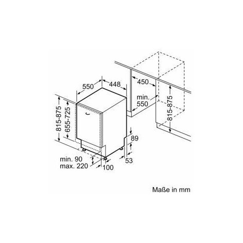 SPV2HMX42E Bosch Spüler vollintegrierbar 45cm Produktbild Additional View 5 L