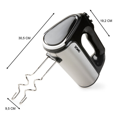 DO9258M Domo Handmixer 800W 2 Quirle, 2 Knethaken, 5 Stufen + Turbo Produktbild Additional View 8 L