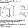 KUL22VFD0 Bosch Unterbau-Kühlautomat 82x60 cm integrierbar Produktbild Additional View 5 S