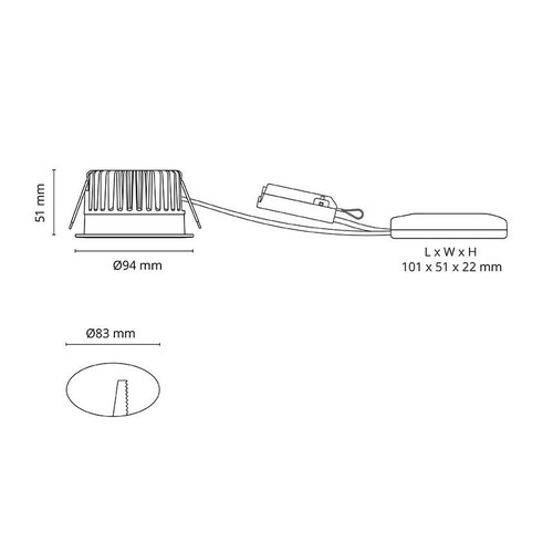 903321 SG Leuchten JUNISTAR SOFT weiß TW LEDDIM 2000- 4000K Produktbild Additional View 1 L