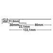 113826 Isoled LED Trockenbauprofil Schattenfuge 80, 200cm Produktbild Additional View 1 S