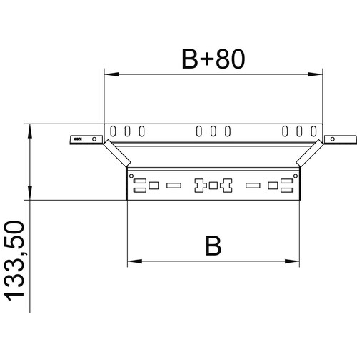 6041590 Obo RAAM 810 FT Anbau- Abzweigstück mit Schnellverbindung 85x1 Produktbild Additional View 1 L