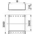 6059386 Obo MKSMU 120 FS Kabelrinne MKSMU ungelocht, Schnellverbindung 110x Produktbild Additional View 1 S