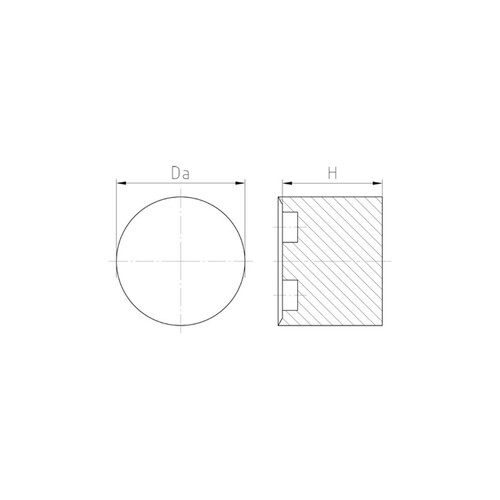 WJ-D 11 STO Jacob Dichteinsatz ohne Bohrung PG 11 Produktbild Additional View 1 L