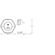 4099854090264 Ledvance LUNETTA HEXAGON 830 USB A C WT Produktbild 1 S