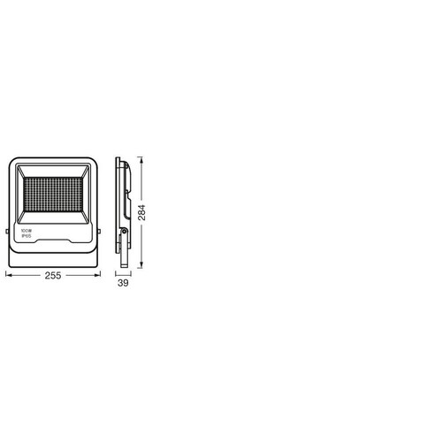 4058075831452 Ledvance SMART OUTD WIFI FLOOD 100W RGBW DG Produktbild Additional View 1 L