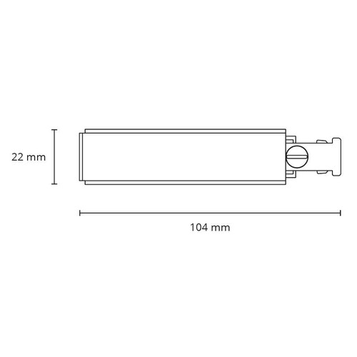 030401 SG Leuchten ZIP SLIM Endeinspeisung f. ZIP230-1-ph-Stromschi Produktbild Additional View 1 L