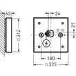 8240240 Trilux Wand und Deckenleuchten Olisq Q Diffusor weiß quadratisch ET 28 Produktbild Additional View 2 S