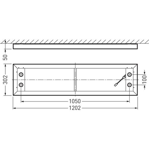 8537340 Trilux 2350 LED-Anbauleuchte G4 D2 PW19 40/30/ML-8MC ET Produktbild Additional View 3 L