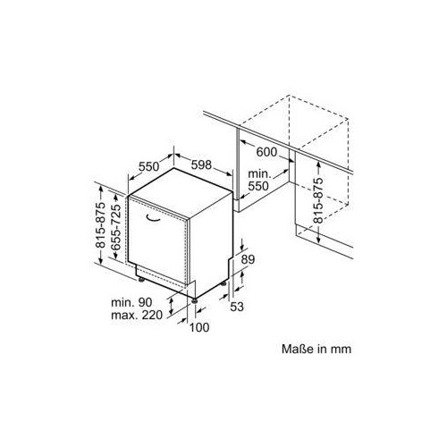 SMV2HTX02E Bosch Geräte Spüler vollintegriert 60 cm Produktbild Additional View 5 L