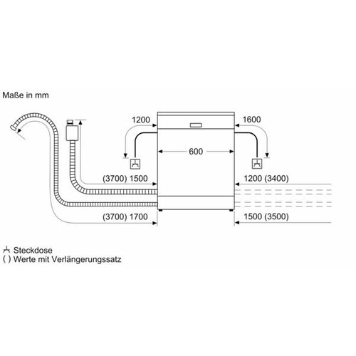 SMU4HVS00E Bosch Geräte Unterbauspüler 60cm Edelstahl Produktbild Additional View 5 L