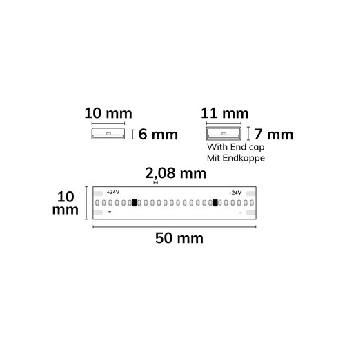 116131 Isoled LED HT927 COB Flexband für bis zu 90°C Umgebungstemp., 24V DC, 14, Produktbild Additional View 1 L