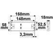 116150 Isoled LED Trafo 48V/DC, 0-60W, ultraflach, SELV Produktbild Additional View 1 S