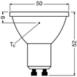 4099854234927 Ledvance LED PAR1610036 DIM 8W 827 GU10 P Produktbild Additional View 2 S