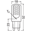 4099854248818 Ledvance LED PIN40 DIM 4W 827 CL G9 P Produktbild Additional View 2 S