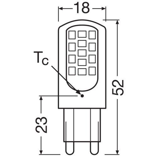 4099854248818 Ledvance LED PIN40 DIM 4W 827 CL G9 P Produktbild Additional View 2 L