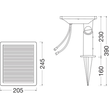 4058075834620 Ledvance ENDURA HYBRID SOLAR PANEL BK Produktbild Additional View 1 S