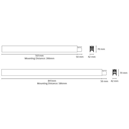 8246095787 SG Leuchten LINEAL CUBIC 840 weiß 4000K DALI Produktbild Additional View 1 L