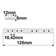 115587 Isoled LED AQUA RGB+WW 48V Flexband, 19W, IP68 Produktbild Additional View 1 S