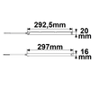 116106 Isoled Track48 Inline-Trafo flat schwarz, 100W, 48V DC Produktbild Additional View 1 S