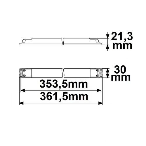 116207 Isoled LED CCT PWM-Trafo 24V/DC, 0-60W, 2 Kanal, ultraslim, Push/DALI-2  Produktbild Additional View 1 L