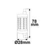 116127 Isoled R7s LED Stab, 8W, L: 78mm, warmweiß, dimmbar Produktbild Additional View 1 S