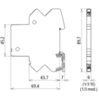 927924 Dehn Kompakter Kombi-Ableiter für 2 Einzeladern BLITZDUCTORconnect mit De Produktbild Additional View 3 S