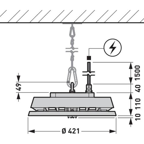 9248151 Trilux Mirona Fit R LN 350-840 ETDD Produktbild Additional View 2 L