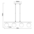 115041 Isoled Hängeleuchte Metall schwarz, rund Produktbild Additional View 1 S