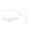 653604 SG Leuchten ARLON  BLACK 2700K Wandleuchte Produktbild Additional View 1 S