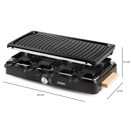 DO9261G Domo Raclette-Grill für 8 Personen Wooden design Produktbild Additional View 6 L