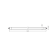 4099854294228 Ledvance LEDTUBE T5 EXT HO24 P 549 10.5W 830 Produktbild Additional View 2 S