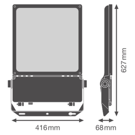 4099854373596 Ledvance FL FLEX P 250W ML 830 A55X120 WAL Produktbild front M