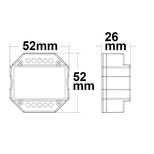 114435 Isoled Sys-Pro Push/Funk Mesh Multi-PWM-Dimmer Produktbild Additional View 1 L