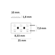 114641 Isoled LED CRI919/940 MiniAMP Flexband, 24V Produktbild Additional View 1 S