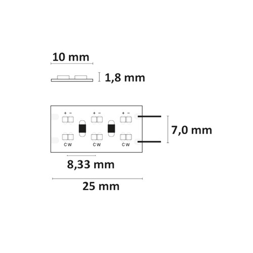 114641 Isoled LED CRI919/940 MiniAMP Flexband, 24V Produktbild Additional View 1 L