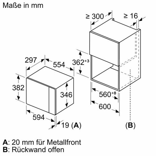 BFL523MB1F Bosch Geräte Einbau- Mikrowellengerät Produktbild Additional View 4 L