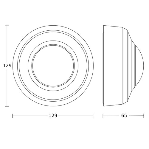 086909 Steinel Bewegungsmelder MD IR 4360-8 COM1 AP WS Produktbild Additional View 1 L