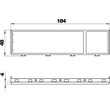 7408680 Obo MT45V 3+1 Einbaurahmen für 3f + 1f Modul 45 Polycarbonat/Acrylnitr Produktbild 1 S