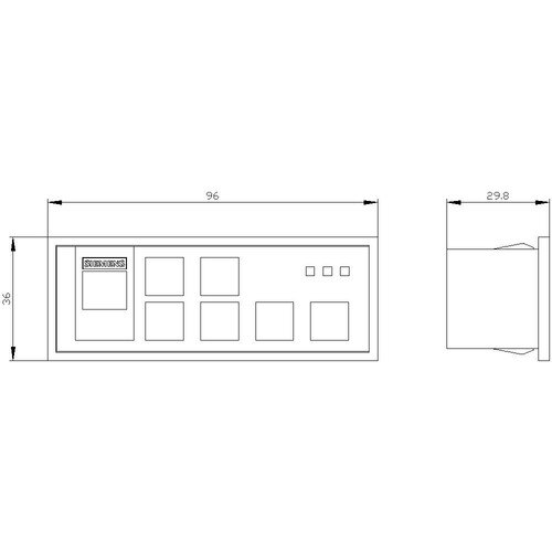 3RW5980-0HS00 Siemens HMI-Modul Standard Produktbild Additional View 2 L