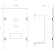 8GK6712-4KK13 Siemens ALPHA 630 Universal, Einbausatz VL160-VL250 +DI B Produktbild Additional View 2 S