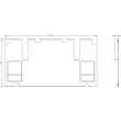 8GK9525-0KK13 Siemens ALPHA 630 Universal, Trennwand waagerecht B=300mm Produktbild Additional View 2 S