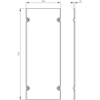 8GK9607-5KK10 Siemens ALPHA 630 Universal, Feldabdeckung ohne Ausschnit Produktbild Additional View 2 S