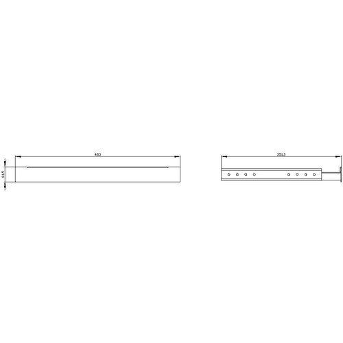 8MF1000-2HF12 Siemens SIVACON, Fachboden, für 19 Rahmen, RAL7035 Produktbild Additional View 2 L