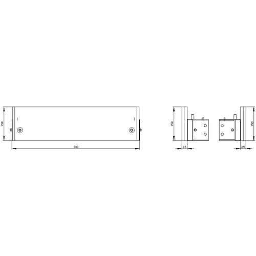 8MF1060-2CR Siemens SIVACON, Sockel, für Schränke mit front-und rückseitiger Tür Produktbild Additional View 2 L