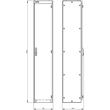 8MF1244-3BS5 Siemens SIVACON, Schaltschrank-Leergehäuse, nach IEC 622 Produktbild Additional View 2 S