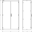 8MF1805-3BS5 Siemens SIVACON, Schaltschrank-Leergehäuse, nach IEC 622 Produktbild Additional View 2 S
