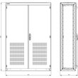 8MF1824-3VR4 Siemens SIVACON, Schaltschrank-Leergehäuse, ohne Seitenw Produktbild Additional View 2 S