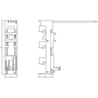 8US1251-5NS11 Siemens Geräteadapter S0, 32A für 60mm-Sammelschienen-System, 45x Produktbild Additional View 2 S